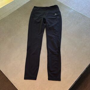 WOMENS HEAD BLACK LEGGINGS